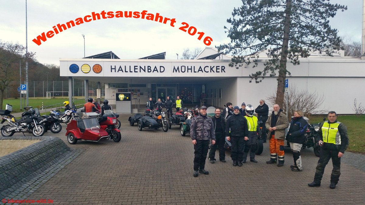 Weihnachtsausfahrt und Abschlusstour Silvester 2016