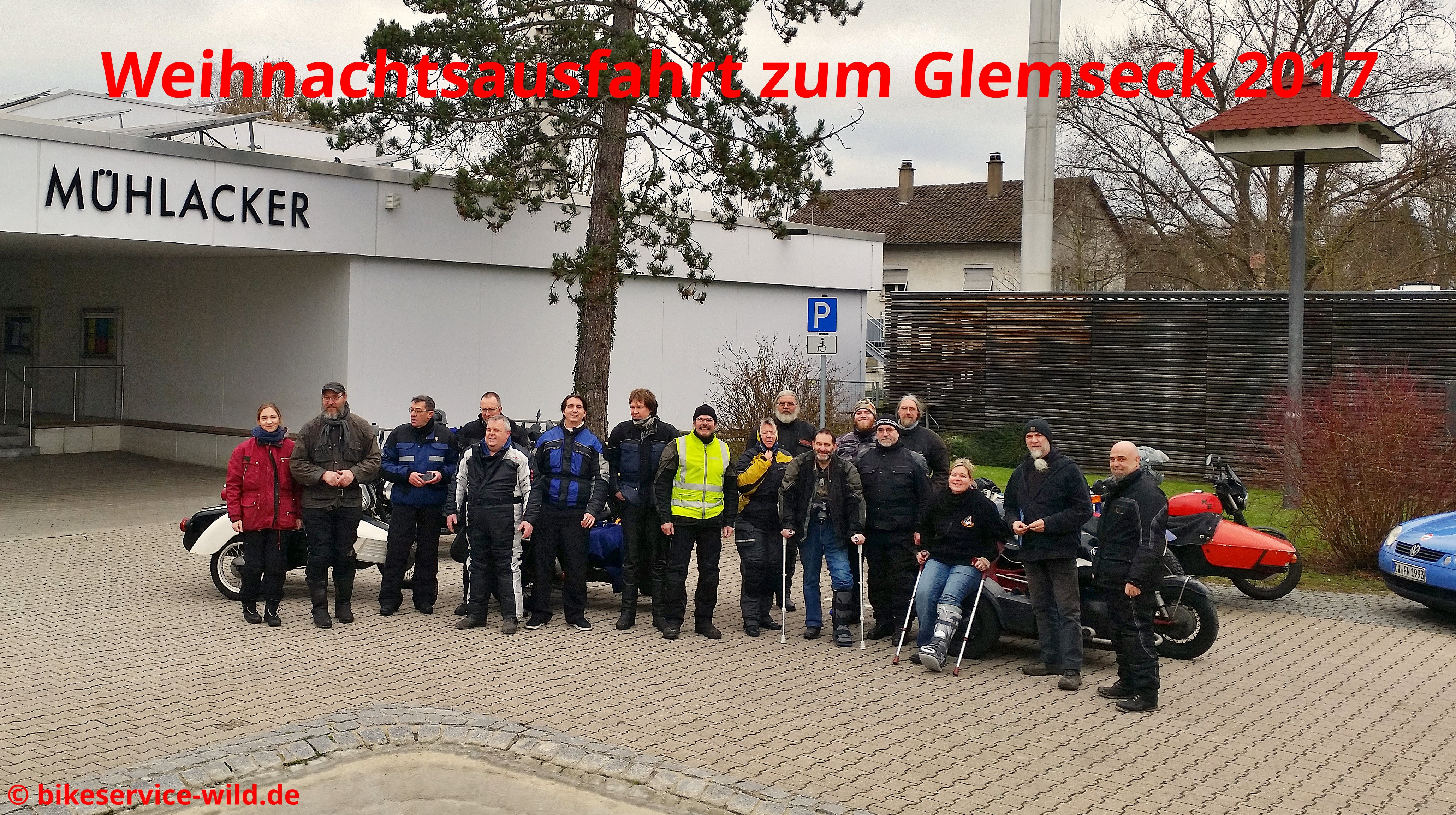 Weihnachtsausfahrt zum Glemseck 2017